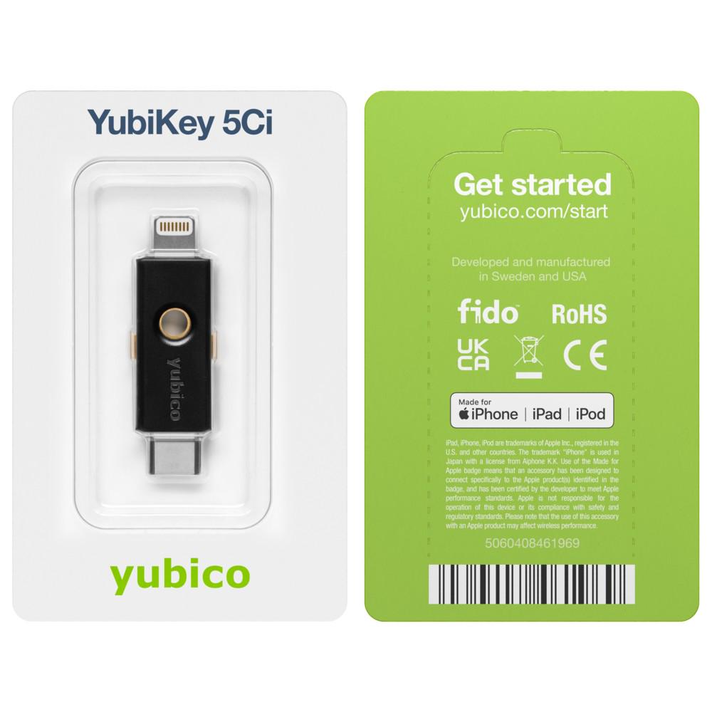 Аппаратный ключ Yubico Yubikey 5Ci USB Type-C/Lightning (683072) - фото 6