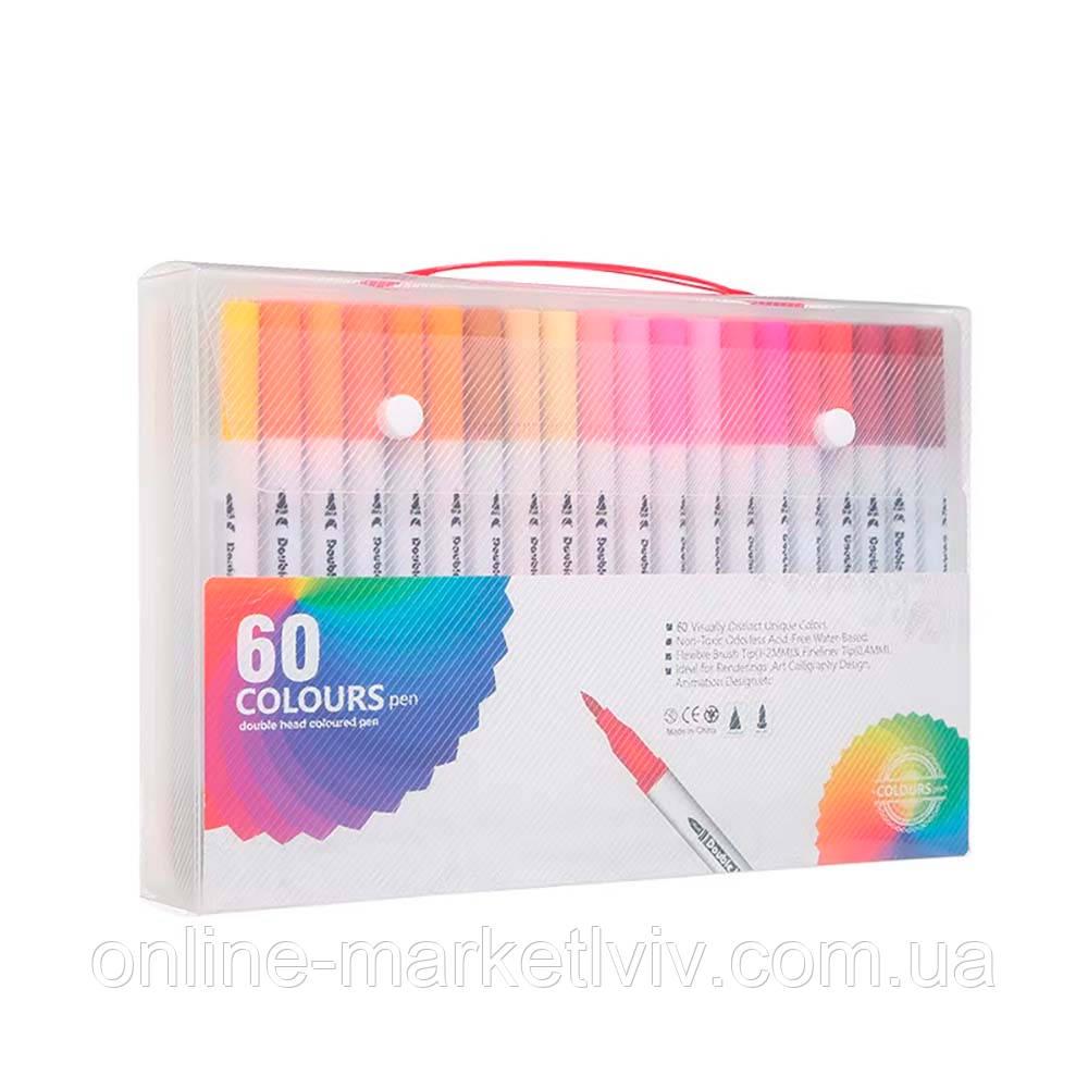 Набір маркерів-лайнерів та маркерів-кистей Worison на водній основі 60 шт. (23266402) - фото 12 Набір маркерів-лайнерів та маркерів-кистей Worison на водній основі 60 шт. (23266402) - фото 12