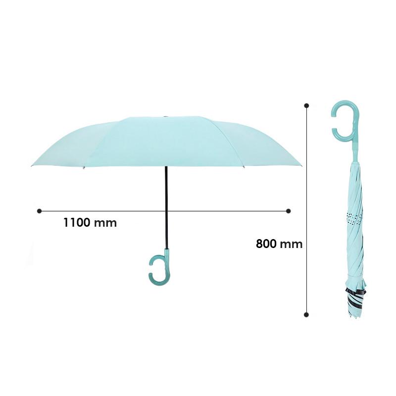 Зонтик наоборот Up-Brella 1166 108 см Blue (2333501782) - фото 9