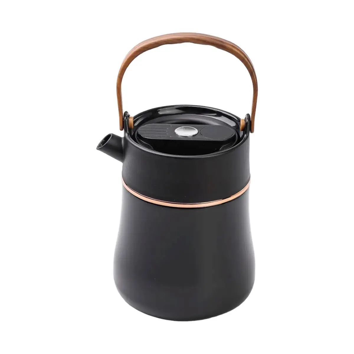 Чайник термос із датчиком температури та вакуумною ізоляцією 700 мл Чорний (HP-14-22В) - фото 1 Чайник термос із датчиком температури та вакуумною ізоляцією 700 мл Чорний (HP-14-22В) - фото 1