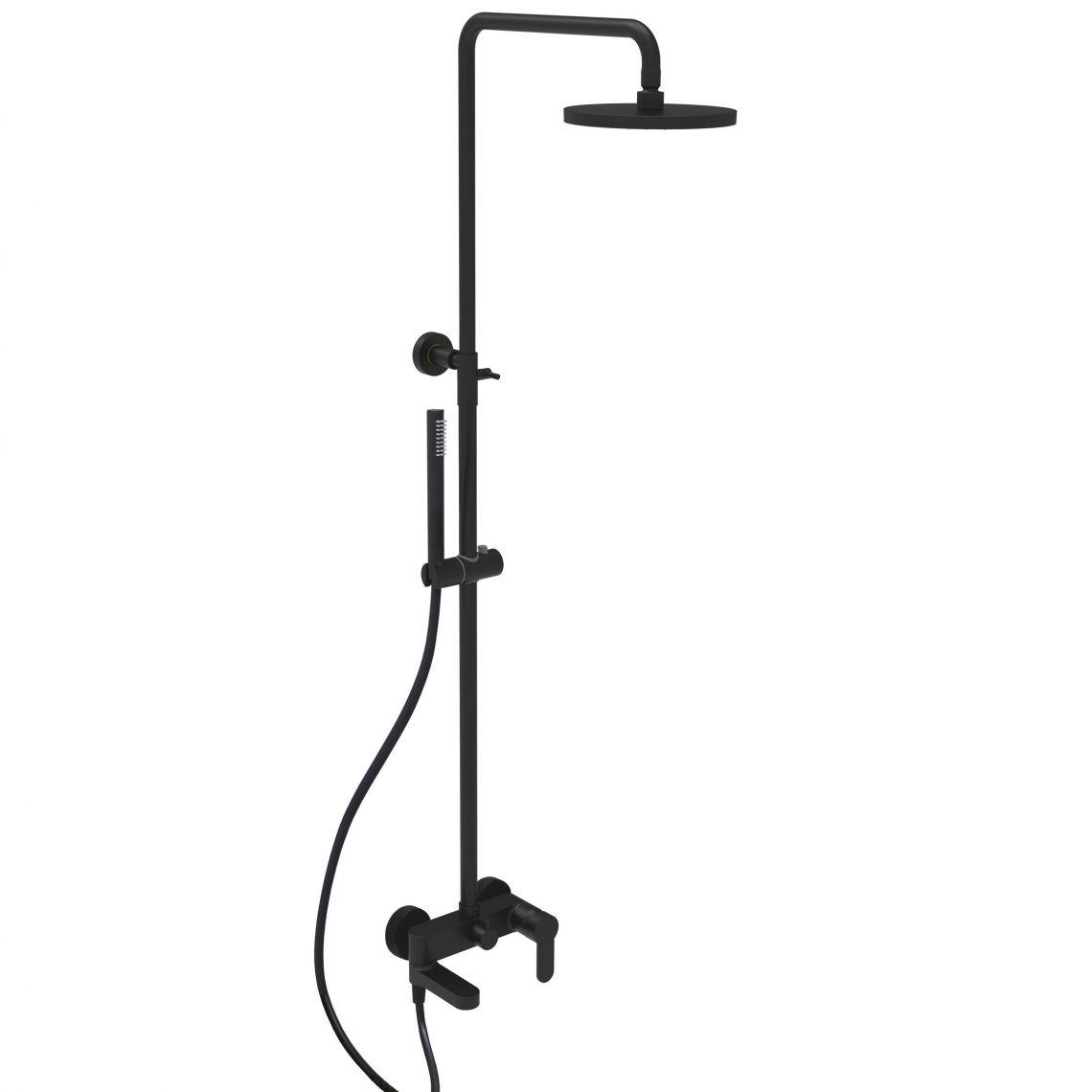 Душевая система Paffoni BLU Черный матовый (ZCOL632NO) Душевая система Paffoni BLU Черный матовый (ZCOL632NO)