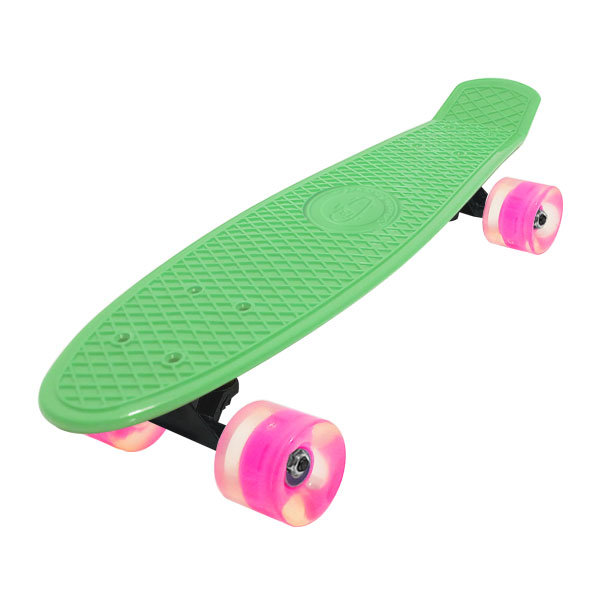 Пенніборд Penny Fish 22 "Classic колеса з підсвіткою М'ятний (2T2056)