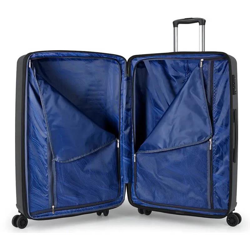 Чемодан на 4-х колесах Gabol Osaka L 105 л Blue (930308) - фото 4