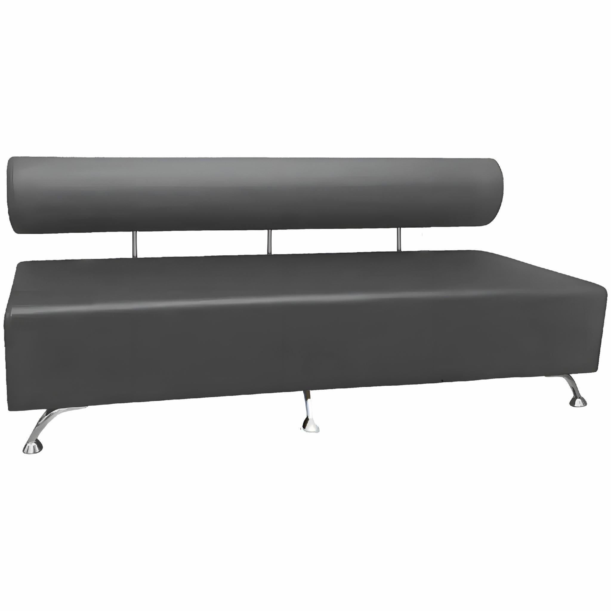 Диван офисный AVVS для ожидания/приемной 180 см с ножками 12 см Светло-серый