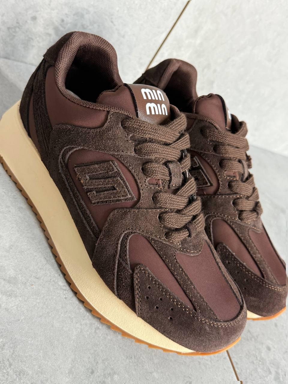 Кроссовки женские Hengji M-5 замшевые комбинированные с текстилем демисезонный р. 39 25 см Коричневый Кроссовки женские Hengji M-5 замшевые комбинированные с текстилем демисезонный р. 39 25 см Коричневый