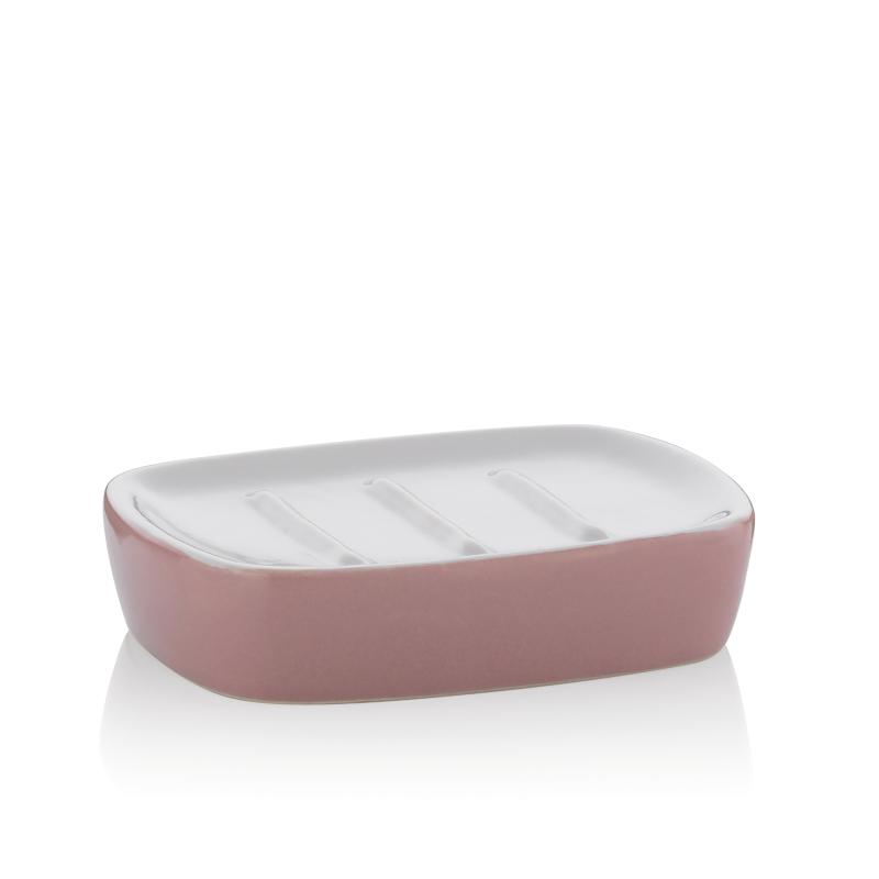 Мыльница керамическая Kela Lindano 20331 12х8,5 см Розовый (26358014)