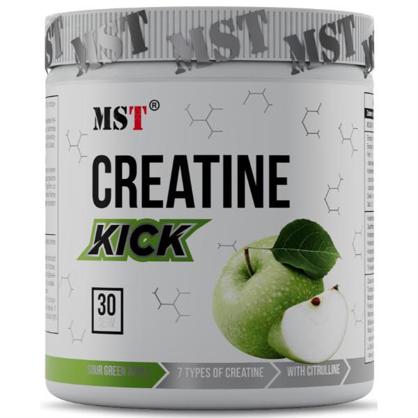 Креатин комплекс MST Nutrition Creatine Kick 300 г 30 порцій Green Apple (000023665)