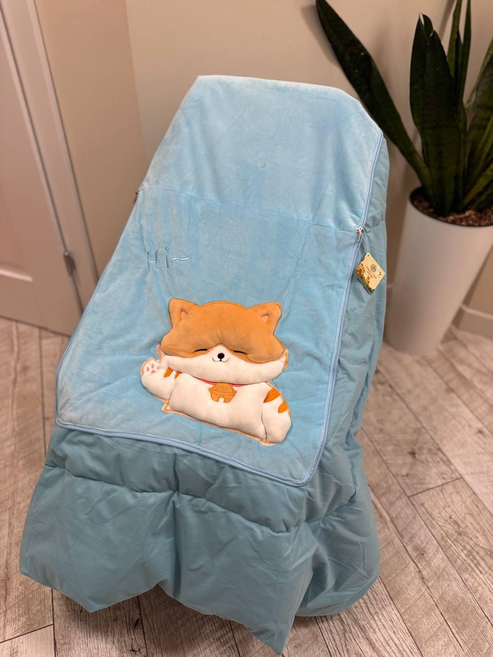 Ковдра дитяча 110х140 см Блакитний (Д-Al-kid-kovdra25-005)