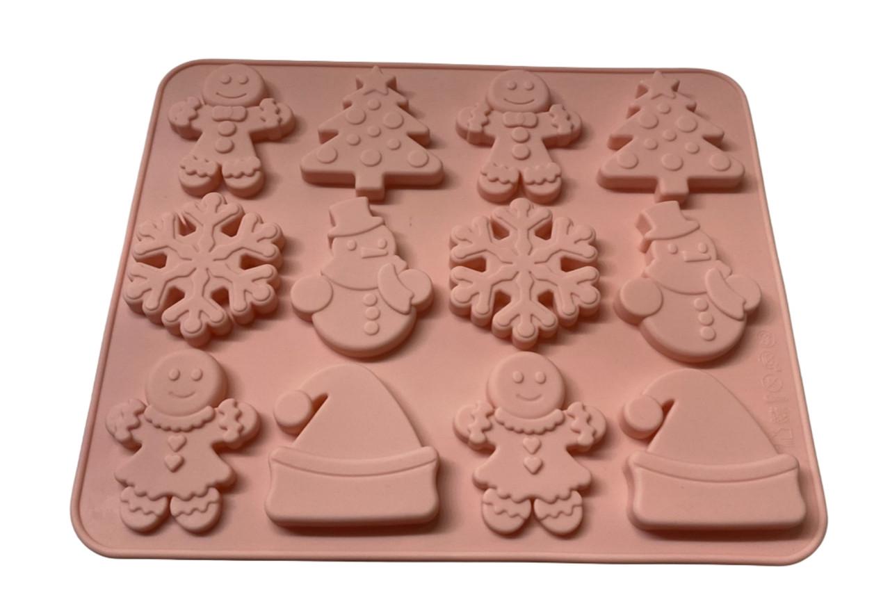 Форма силіконова для цукерок Новий рік 12 шт. (2680606139)