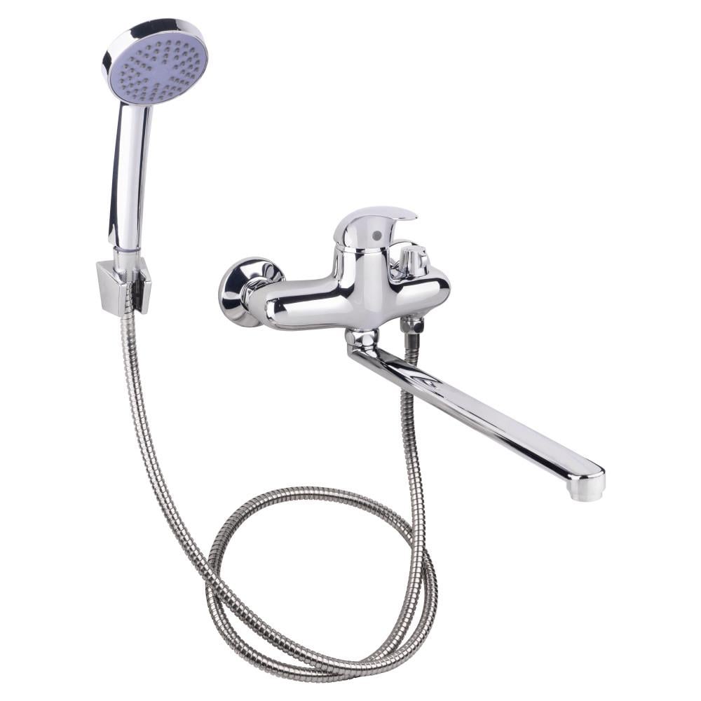 Змішувач для ванни Lidz 43 79 0051 з поворотним виливом з душовим гарнітуром k40 LD43790051CRM35128 Chrome (2553560442)