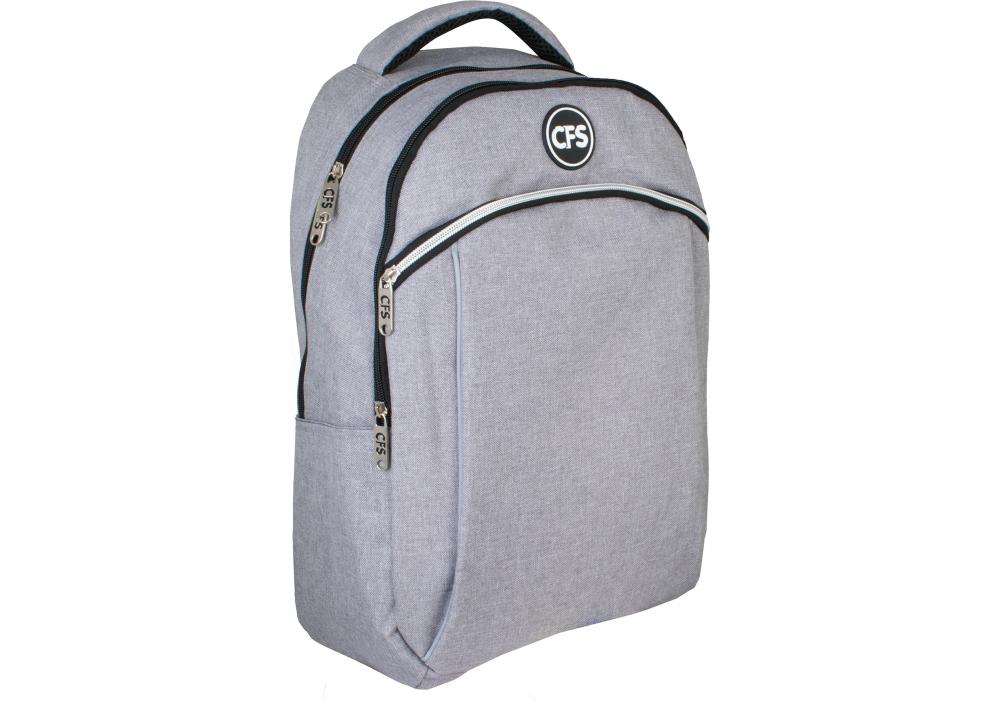 Рюкзак молодежный Cool For School 48x37x15 см 26-35 л Серый (CF86489)