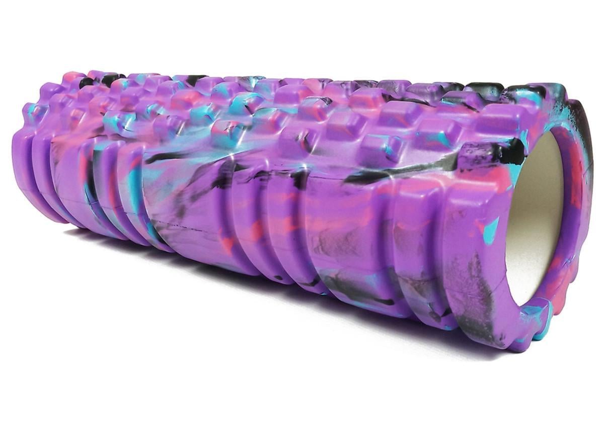 Массажный роллер EasyFit Grid Roller Multi 30 см Фиолетовый (EF-20161-V)
