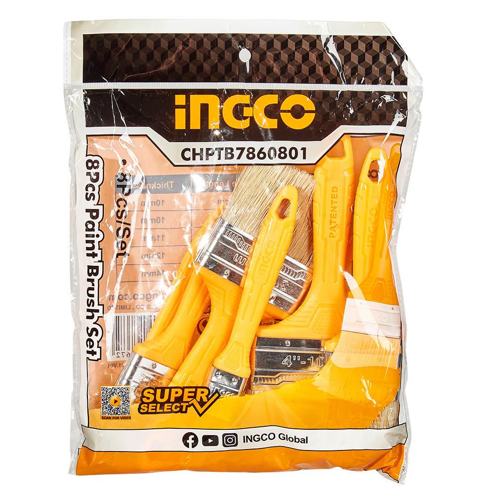 Набір пензлів флейцевих INGCO Super Select (CHPTB7860801) - фото 6 Набір пензлів флейцевих INGCO Super Select (CHPTB7860801) - фото 6