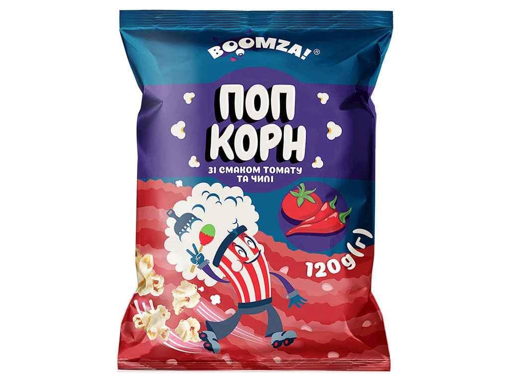 Попкорн BOOMZA Томат и чили 120 г (822438) Попкорн BOOMZA Томат и чили 120 г (822438)