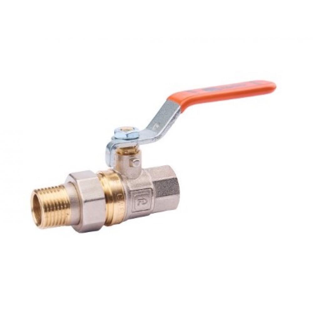 Кран кульовий FADO S.r.l KAR12 Classic PN40 20 мм зі згоном ЗВ ручка 3/4" (260085600)