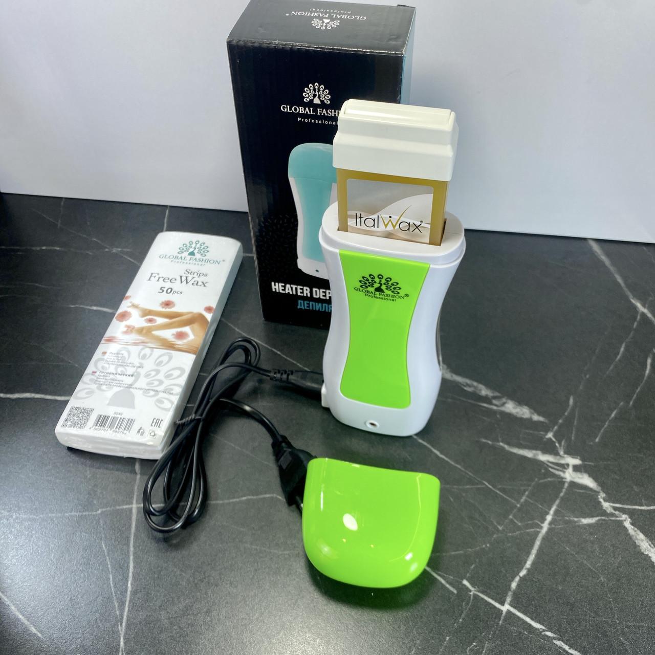 Набор для депиляции Global Fashion с кассетным воскоплавом ItalWax и воском в картридже для рук и ног (23634577) - фото 11 Набор для депиляции Global Fashion с кассетным воскоплавом ItalWax и воском в картридже для рук и ног (23634577) - фото 11