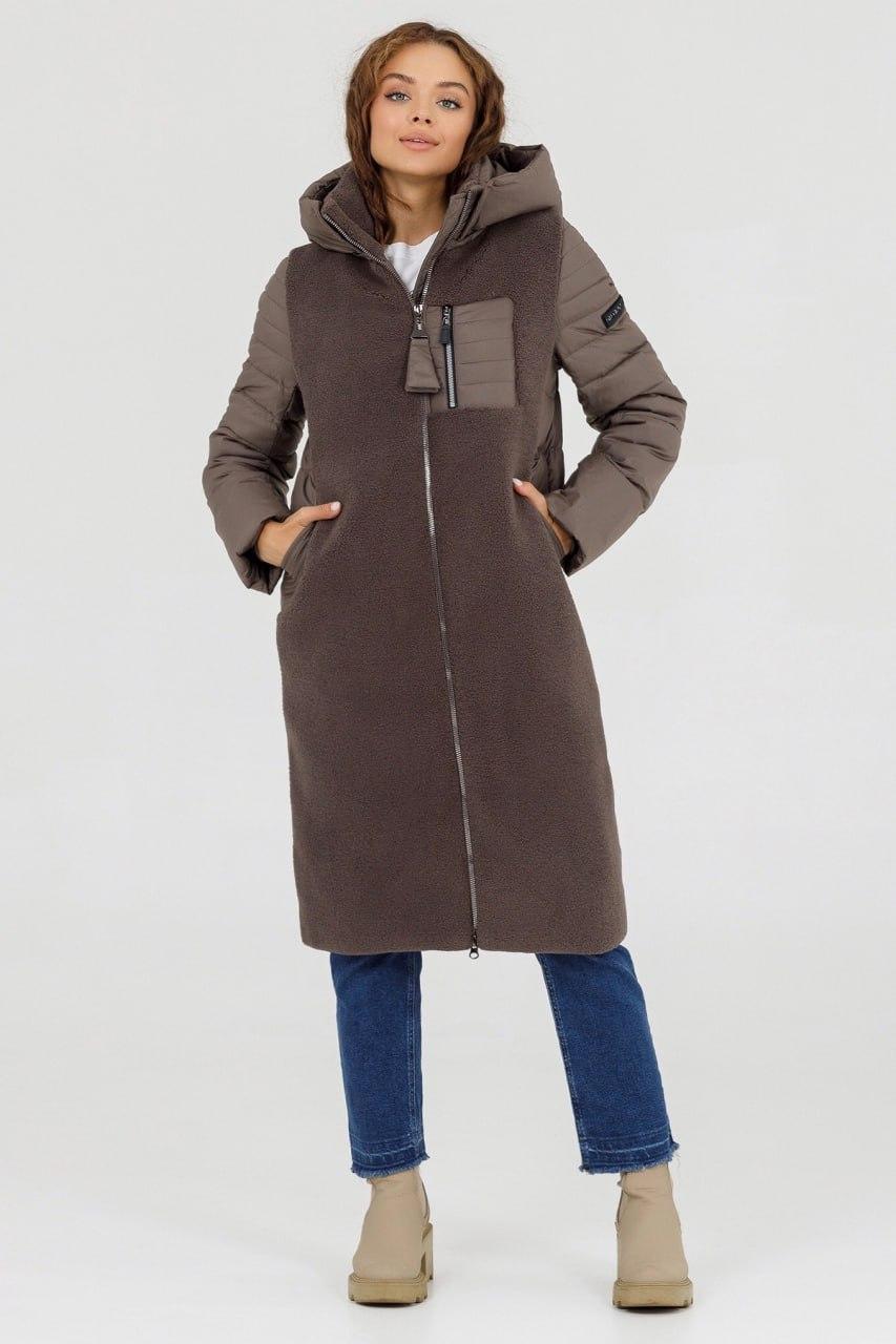 Пуховик р. 48 Шоколадний (709r\48) Пуховик р. 48 Шоколадний (709r\48)