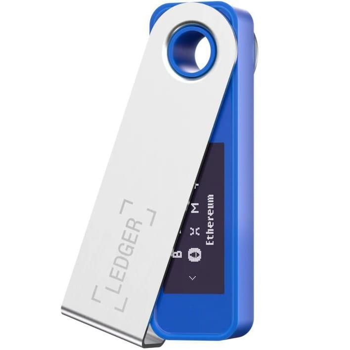 Крипто-гаманець апаратний холодний Ledger Nano S Plus Deepsea Blue