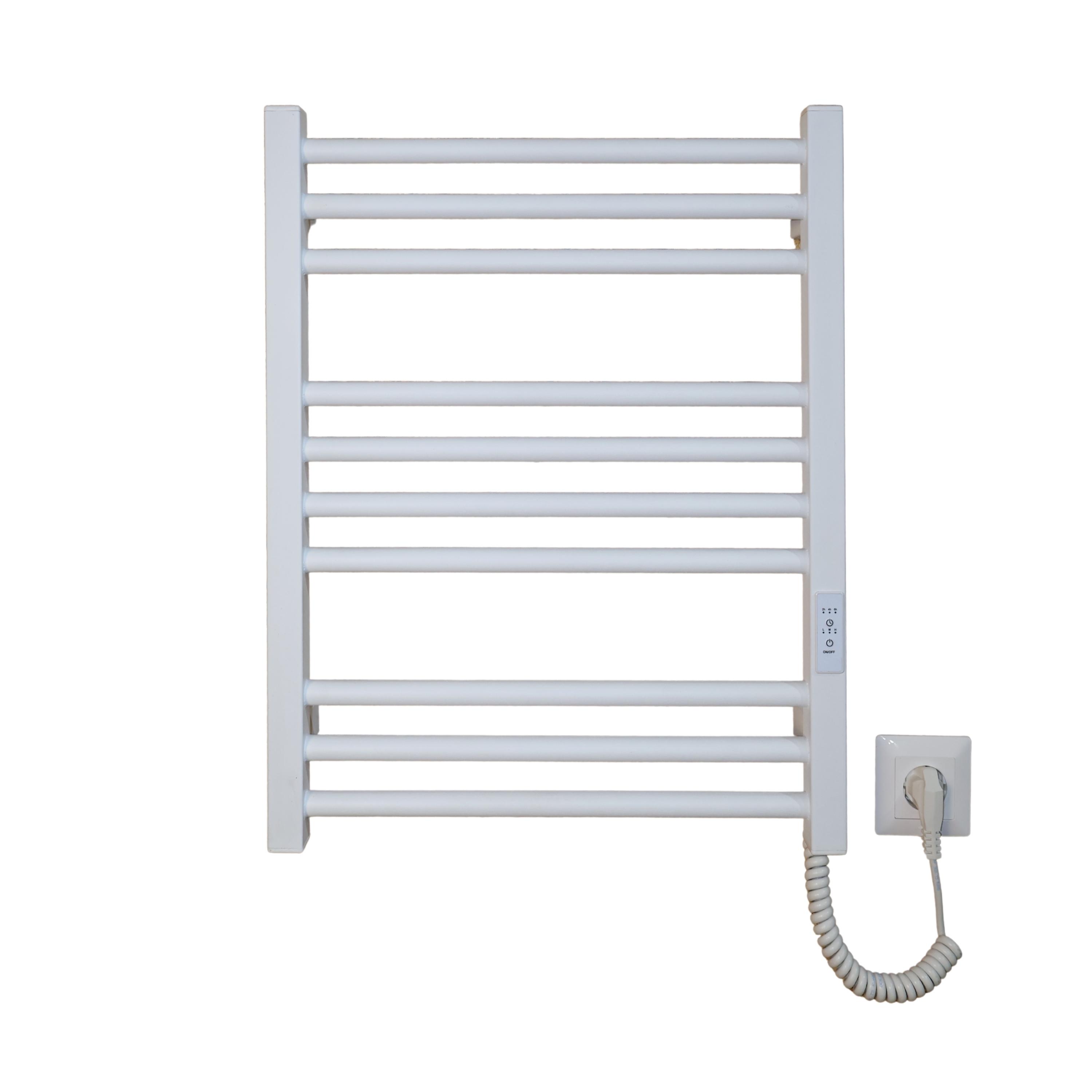 Полотенцесушитель электрический Carino Arianna с контроллером 590x490 мм Белый матовый (A5949FWM)