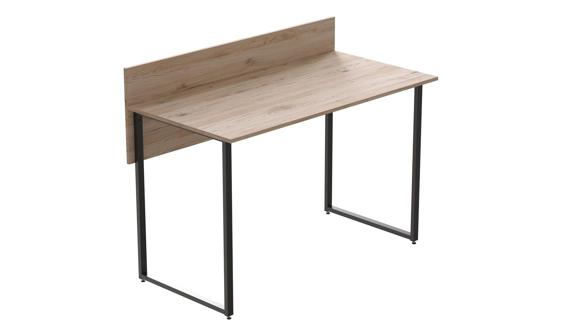 Компьютерный стол Ferrum-decor Скай ДСП 32 мм 75x140x70 см Черный/Дуб Сан-Марино (FRD-103669)