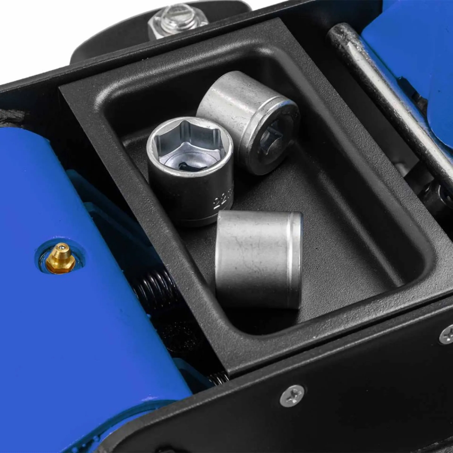 Домкрат подкатный Scheppach SCH-TH33013 низкопрофильный/двуплунжерный 3 т 75-505 мм (SCH-TH33013) - фото 6