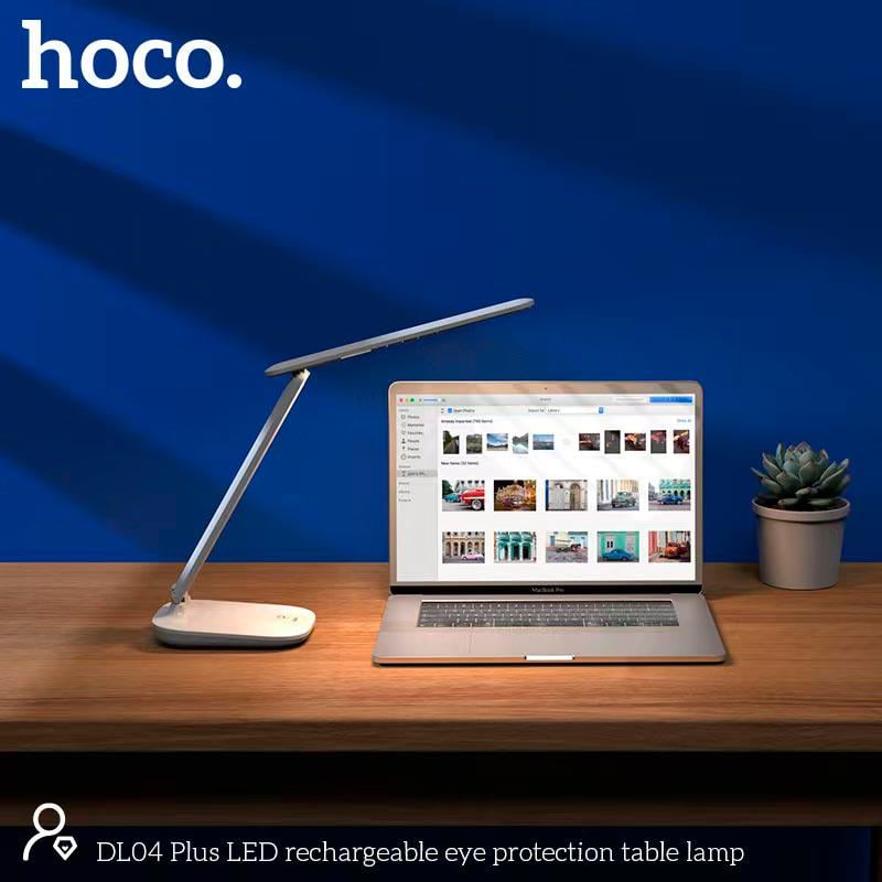 Лампа настільна Hoco LED Rechargeable eye protection table lamp DL04 Plus 1200 мАч White (609777) - фото 7 Лампа настільна Hoco LED Rechargeable eye protection table lamp DL04 Plus 1200 мАч White (609777) - фото 7