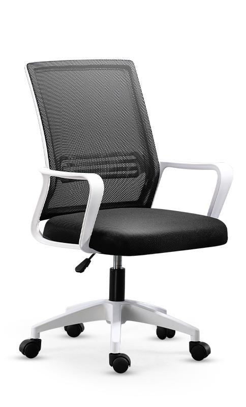 Офісне крісло Hanert Vision Black/White - фото 1
