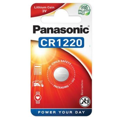 Батарейка Panasonic CR 1220 BLI 1 LITHIUM