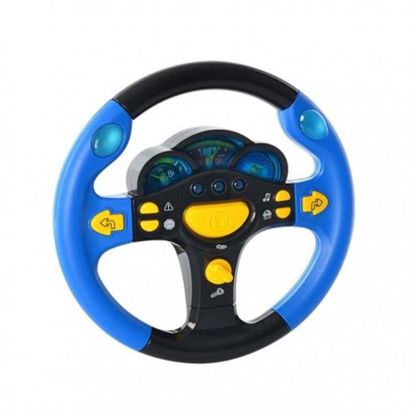 Кермо музичне Limo Toy українське озвучення Синій (7737 UK)