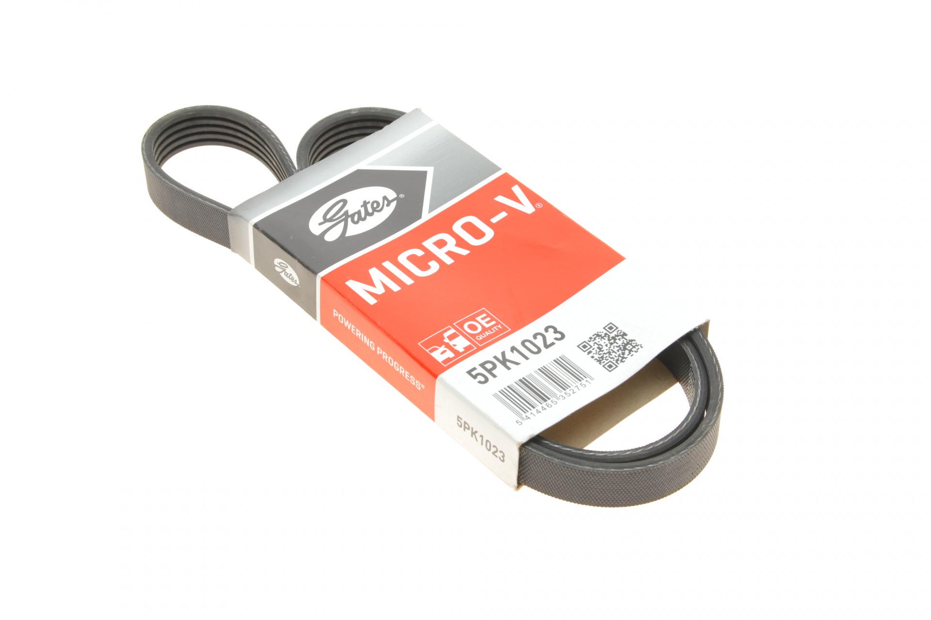 Ремінь генератора GATES для Citroen Jumper 3.0HDI 06- (5PK1023)