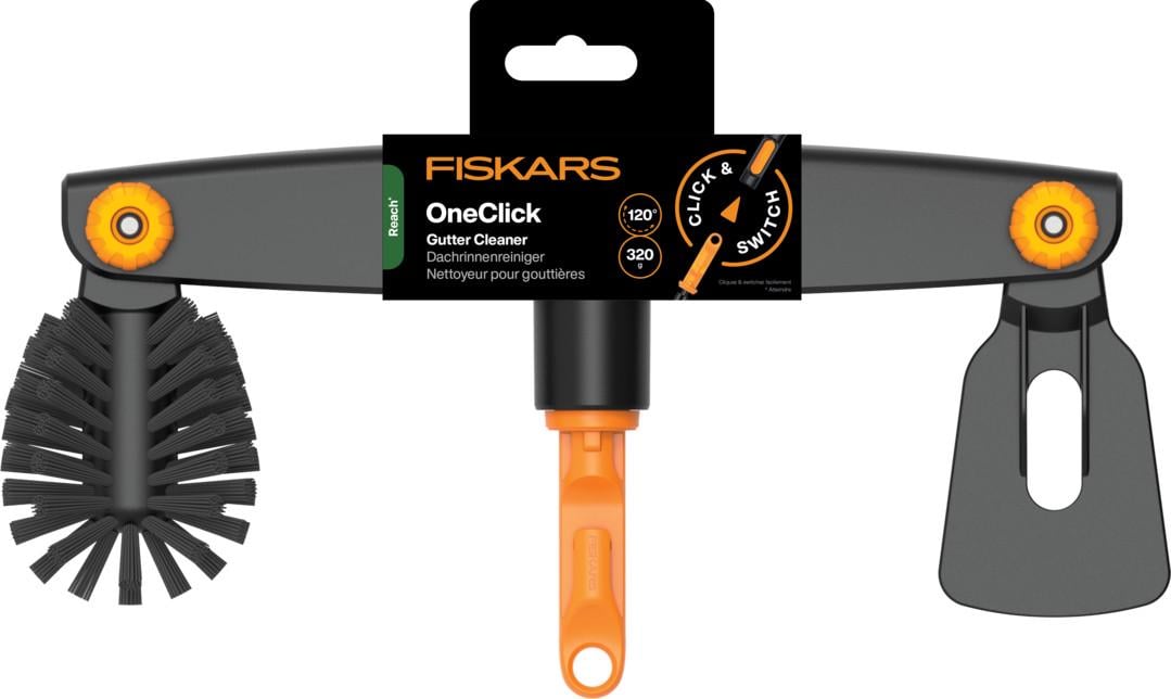 Насадка для чистки водостоков Fiskars OneClic (1080698)
