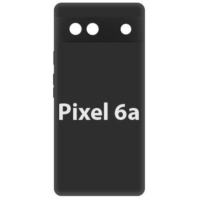 Черный силиконовый чехол для Google Pixel 6a
