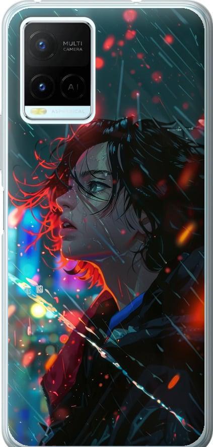 Чехол на Vivo Y21 Ночные огни (6096t-669-42517)