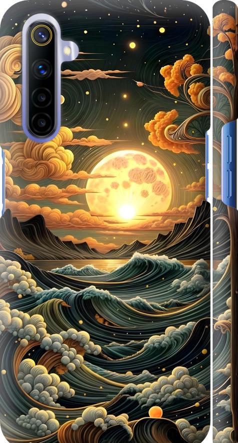 Чехол на Realme 6 Арт волны (6332m-1913-42517) Чехол на Realme 6 Арт волны (6332m-1913-42517)