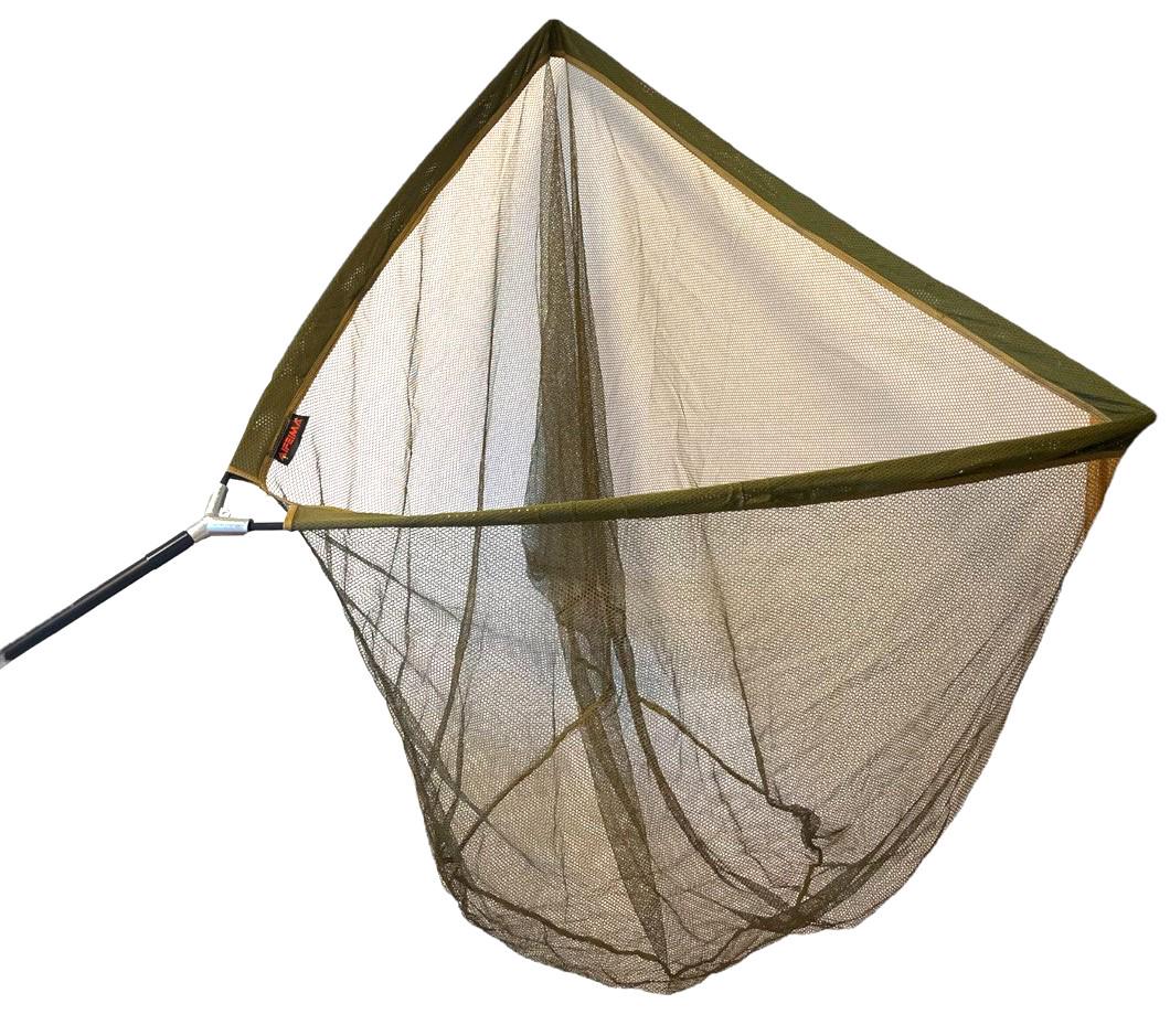 Подсак карповый усиленный Feima CK-2775 ручка штекерная 190 см в чехле 90x115 см (1677875248) - фото 4