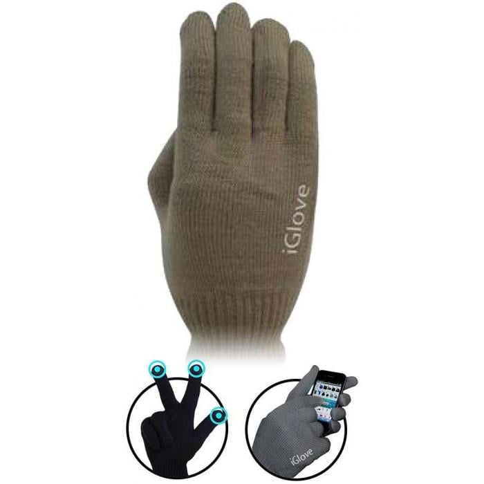 Перчатки для сенсорных экранов Touch iGloves Brown