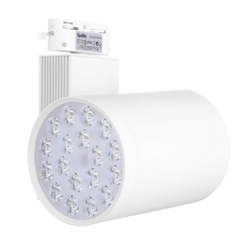 Светильник трековый Brille LED 409/18W CW WH (32-045)