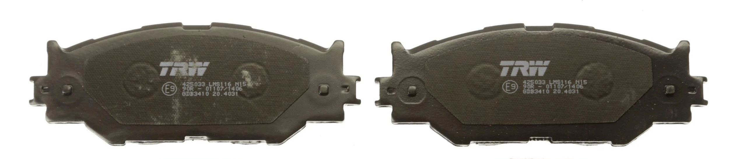 Комплект тормозных накладок для дисковых тормозов TRWGDB3410 (GDB3410)