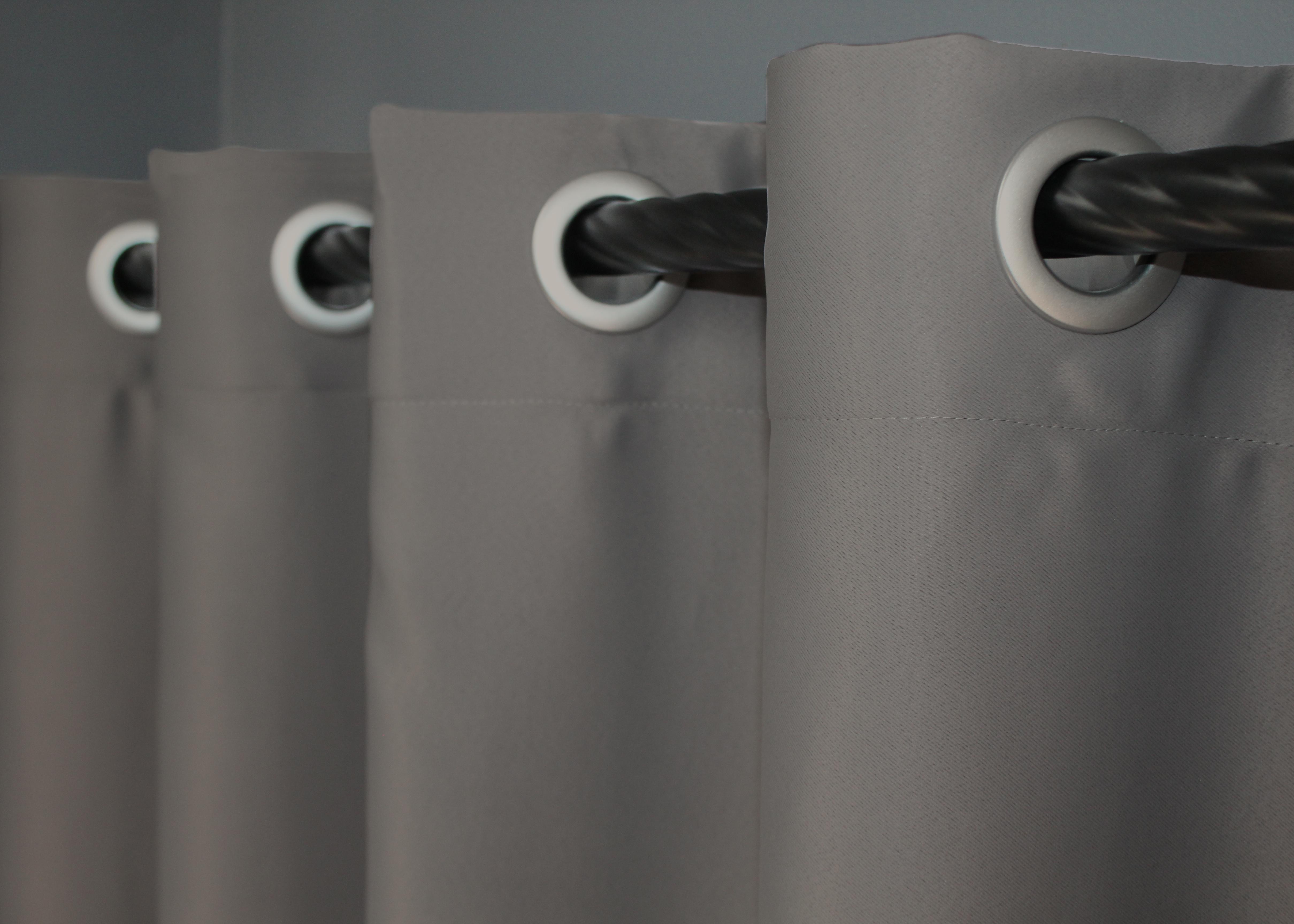 Комплект штор на люверсах VR-Textil Fusion Dimout № 832ш 150х250 см 2 шт. Серый (37-0104) - фото 6 Комплект штор на люверсах VR-Textil Fusion Dimout № 832ш 150х250 см 2 шт. Серый (37-0104) - фото 6