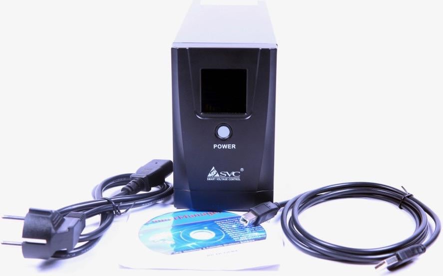 Источник бесперебойного питания SVC VP-1000-LCD (108215) - фото 4 Источник бесперебойного питания SVC VP-1000-LCD (108215) - фото 4