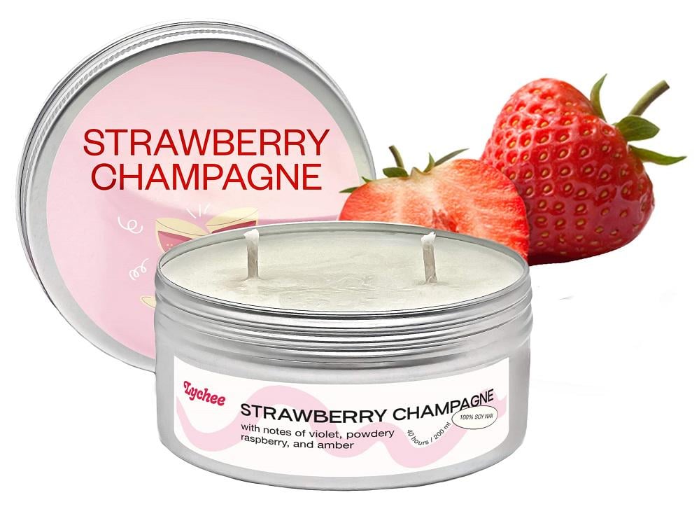 Свеча Lychee Strawberry Champagne