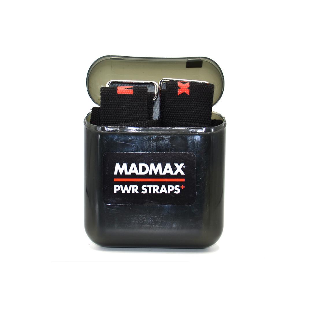 Лямки для тяги MadMax MFA-332 PWR Straps+ Black/Grey/Red (21398870) - фото 10