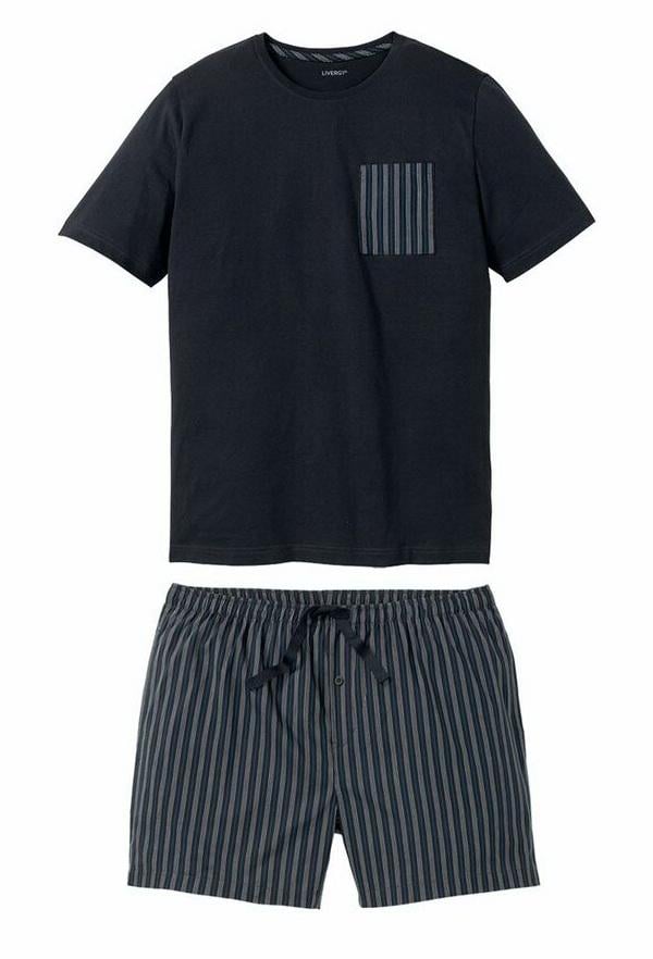 Піжама чоловіча Livergy бавовна S Чорний