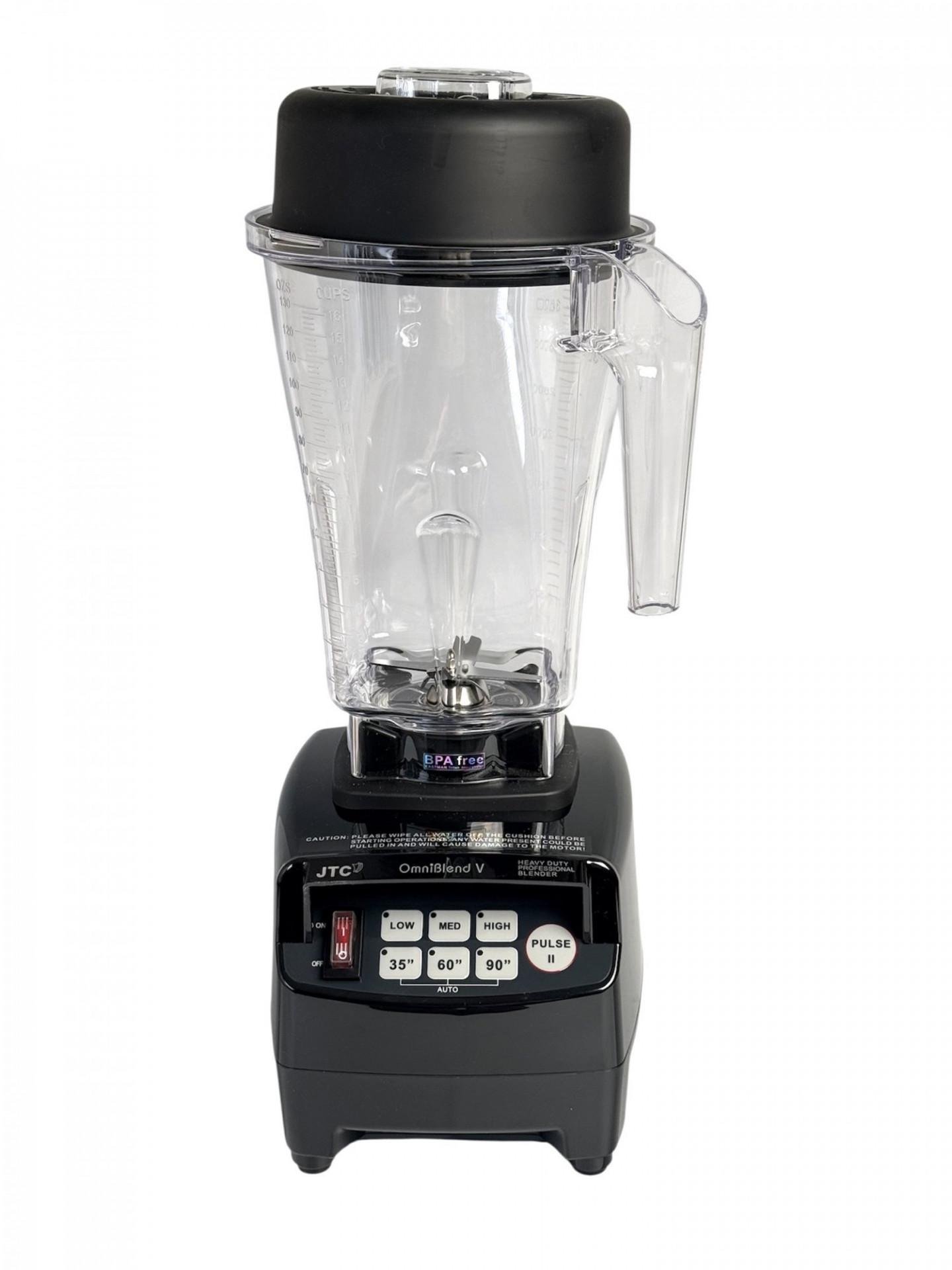Блендер профессиональный JTC OmniBlend I TM-800C 4 л 1200 Вт 220 В 50 Гц с импульсным режимом 20x24x53 см Черный