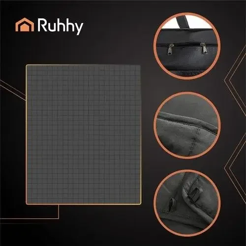 Одеяло отягощенное гравитационное Ruhhy 24427 10 кг с пододеяльником и сумкой 200x220 см Серый (24427) - фото 3