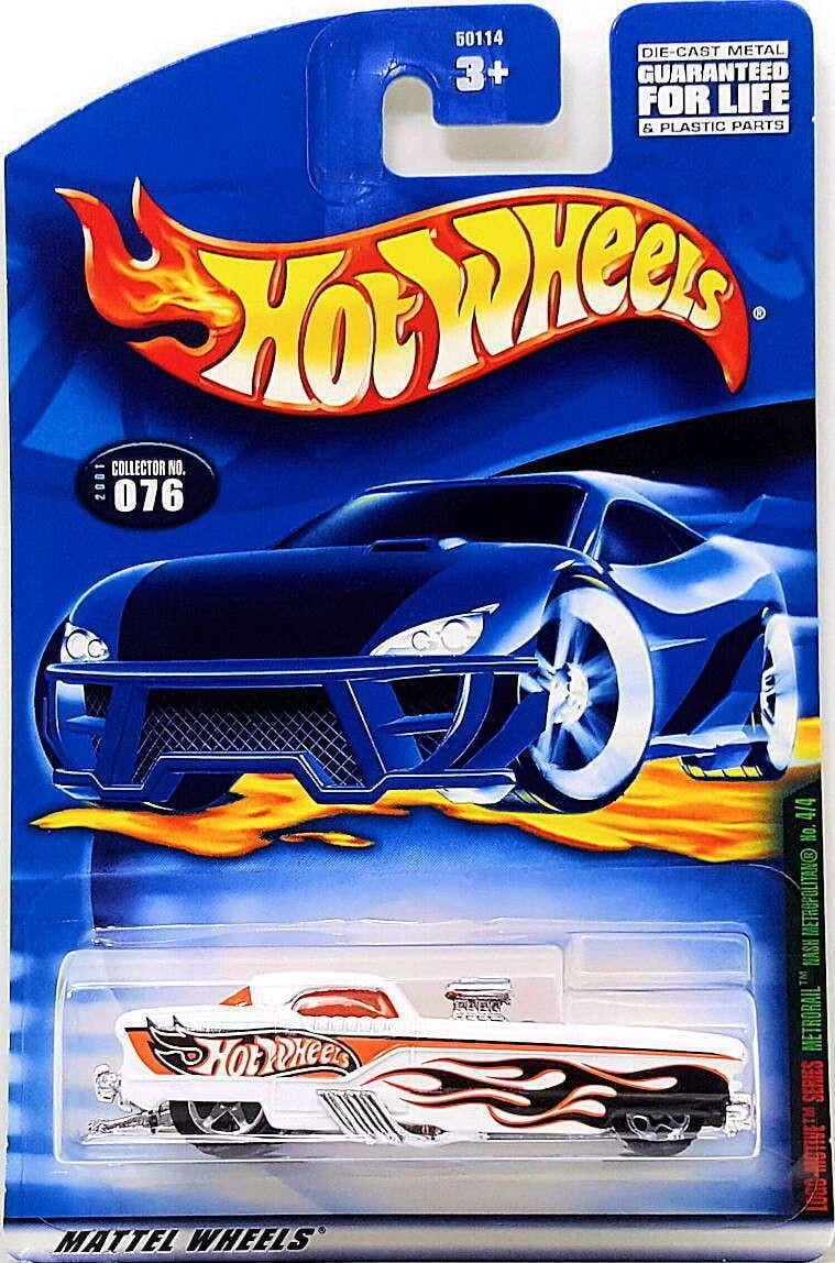 Игрушечная машинка Hot Wheels Metrorail Nash Metropolitan 2001 Logo-Motive №076 (50114)