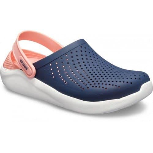 Сабо Crocs LiteRide р. 39 M7W9 Navy/Melon - фото 2