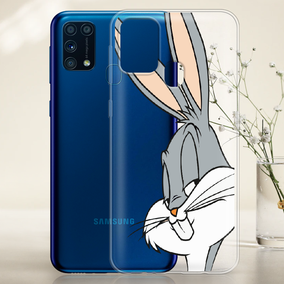 Чохол Boxface Samsung M315 Galaxy M31 Lucky Rabbit Прозорий силікон (39091-bk81-39091) - фото 3