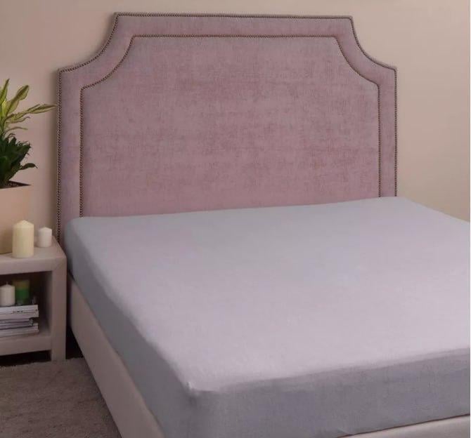 Простынь махровая с 2 наволочками евро 200х230 см Серый (2226779711) Простынь махровая с 2 наволочками евро 200х230 см Серый (2226779711)