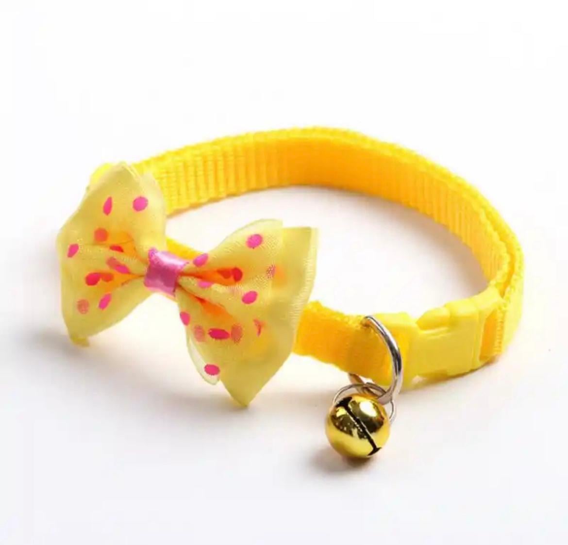 Нашийник з дзвіночком для котів та собак 19-32 см Yellow (47745)